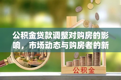 杏花岭公积金贷款调整对购房的影响，市场动态与购房者的新选择