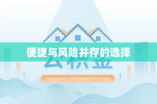 杏花岭便捷与风险并存的选择